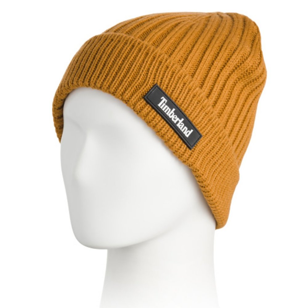 Timberland Ribbed Mustard Beanie